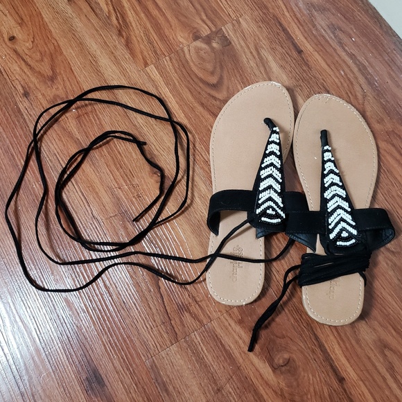 💲Boho Wrap-around Sandals💲 - Picture 1 of 6